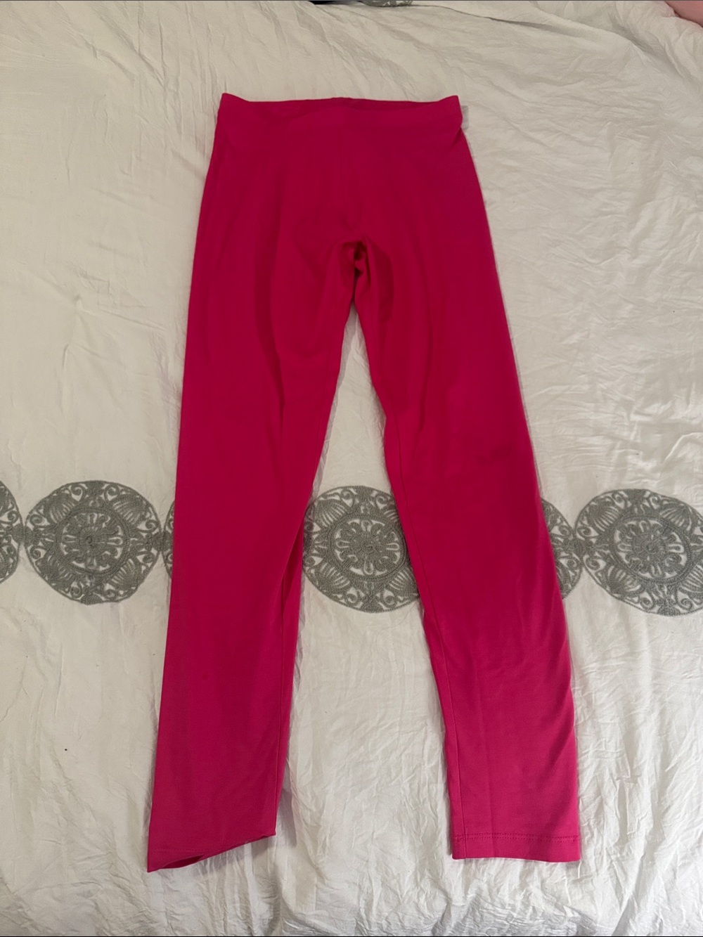 Amazon Essentials Girls Hot Pink Stretch Leggings